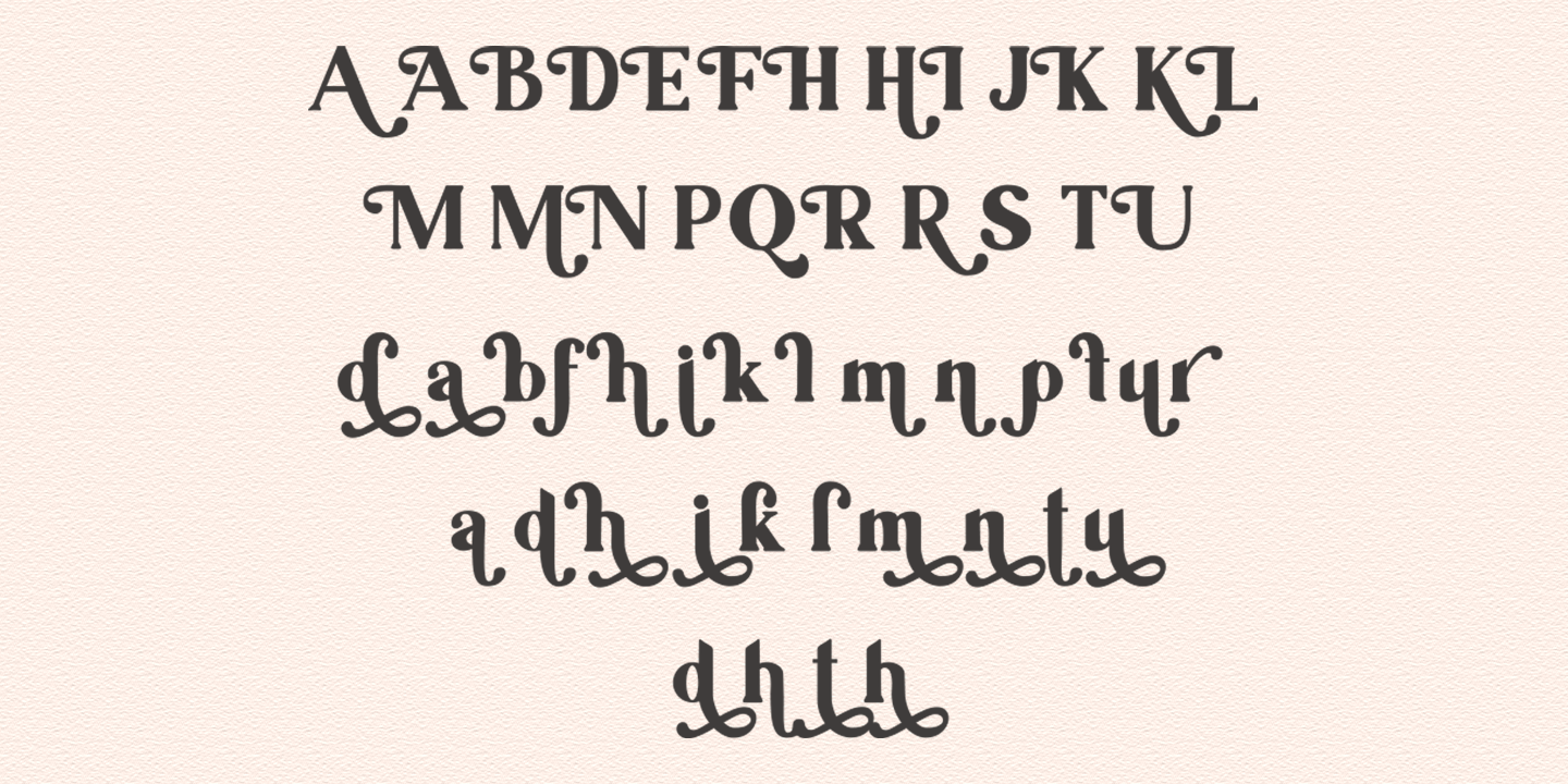 Пример шрифта Ragila #3